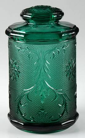 Sandwich Spruce Green(Collection) Large Canister & Lid