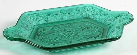 Sandwich Spruce Green(Collection) Individual Creamer/Sugar, Tray Only