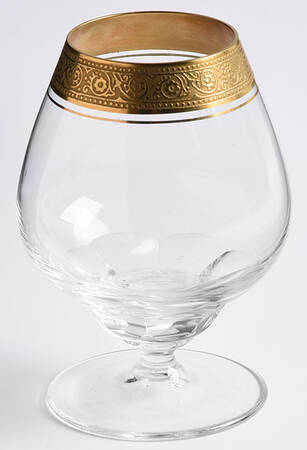 Bernadotte Minton Brandy Glass