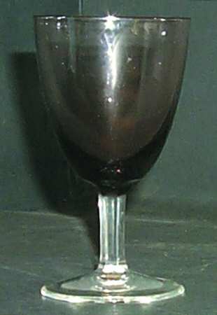 Hyde Park Brown Wine Glass