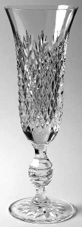 Diamond and Fan Fluted Champagne