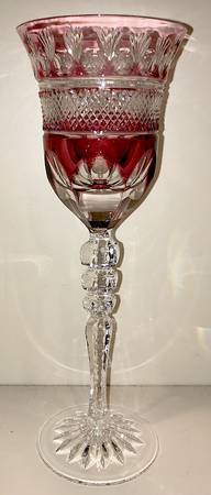 Monoco Cranberry Water Goblet