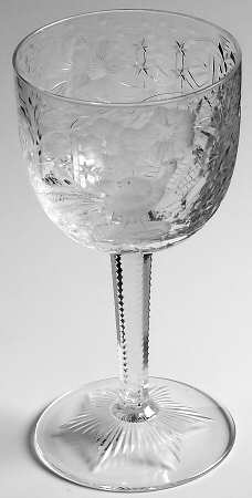 Royal Peacock Wine Glass