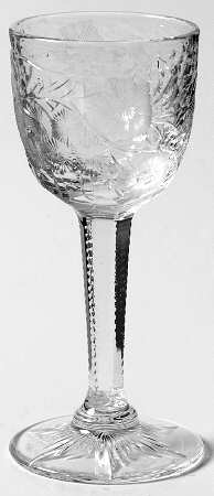 Royal Peacock Cordial Glass