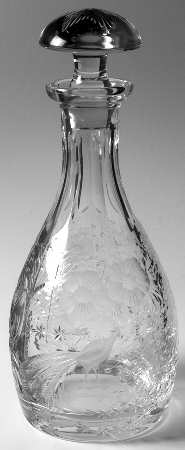 Royal Peacock Decanter & Stopper