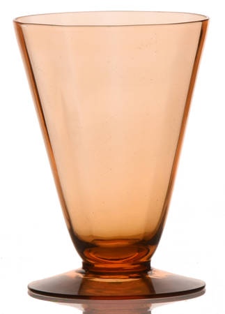 14196-Amber 2 1/2 Oz Footed Tumbler