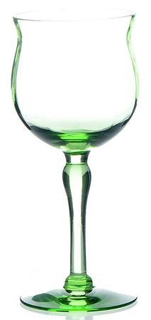 14199 Green (Optic) Wine Glass
