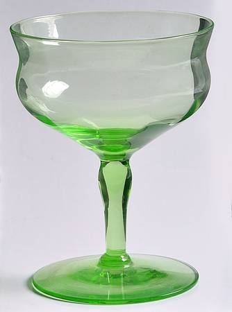 14199 Green (Optic) Champagne/Tall Sherbet