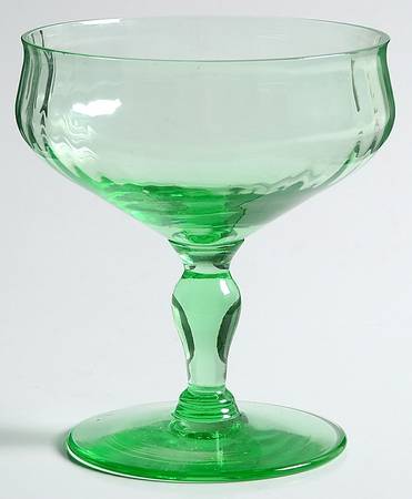 14199 Green (Optic) Low Sherbet
