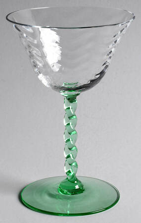 15002 Green (Green Stem) Champagne/Tall Sherbet