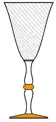 15003 Spiral Optic (Amber Accent) by Tiffin-Franciscan