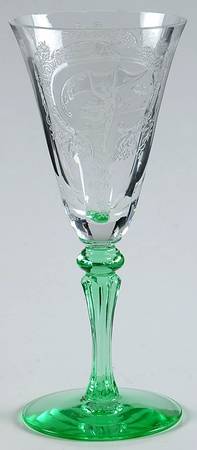 Nymph Green (Stem 15011) Wine Glass