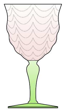 15012 (Pink Bowl, Green Stem)
