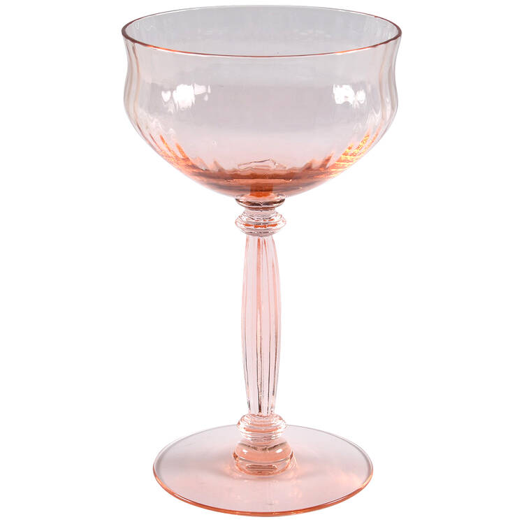 15018 Pink (Wire Optic) Champagne/Tall Sherbet