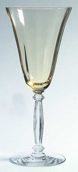 15024 Yellow Bowl (Clear Stem) by Tiffin-Franciscan