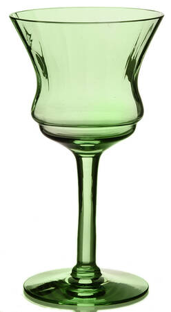 15028 Green Wine Glass