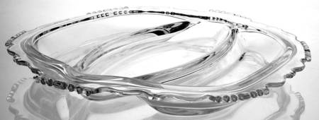 17403 12" Oval 3 Part Celery/Relish