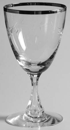 Affection (Platinum Trim) Wine Glass