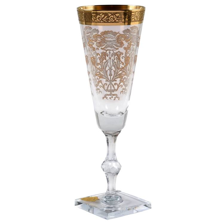 Alexandria Gold Fluted Champagne by Tiffin-Franciscan