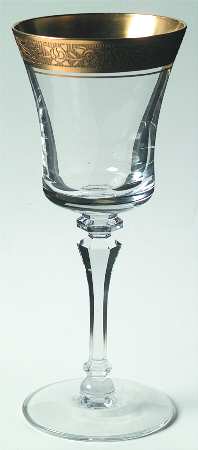 Anniversary Rose (Gold) Wine Glass
