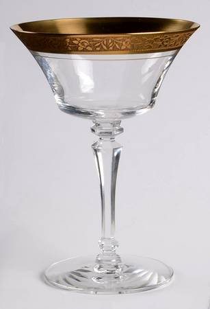 Anniversary Rose (Gold) Champagne/Tall Sherbet