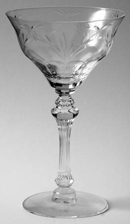 Ardsley (Cut, Non Optic) Champagne/Tall Sherbet