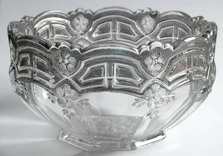 Athenia Silver Encrusted 8" Round Bowl