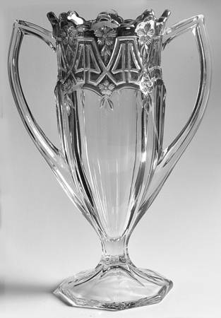 Athens Platinum (Platinum Enrusted) 11" 2-Handled Vase