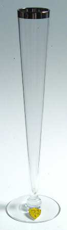 Aurora (Platinum Trim) 10" Bud Vase