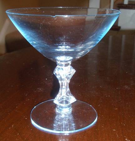 Azure Blue (Non Optic) Champagne/Tall Sherbet