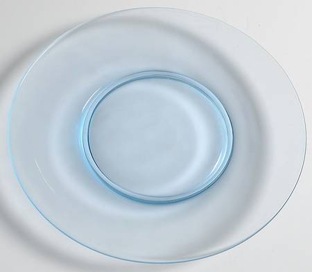 Azure Blue (Non Optic) Luncheon Plate