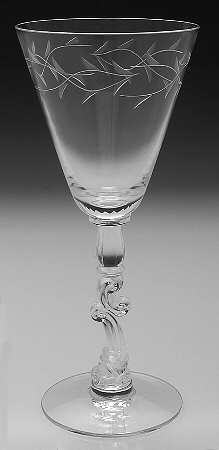 Baroque (Gray Cut) Wine Glass