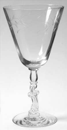 Baroque (Gray Cut) Water Goblet