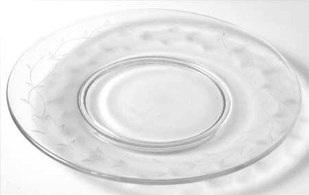 Baroque (Gray Cut) Luncheon Plate