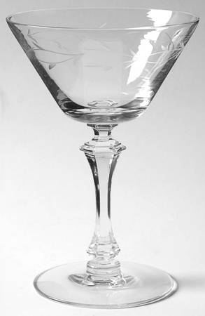 Baroque (Gray Cut) Champagne/Tall Sherbet