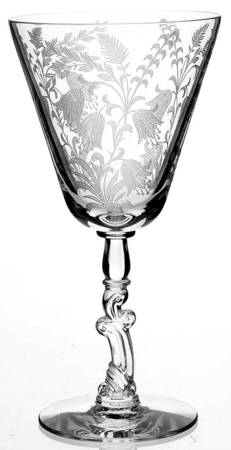 Blue Bonnet Low Water Goblet