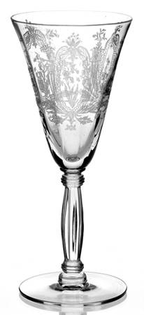 Blue Bell Wine Glass