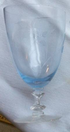 Blue Seranada Engraved Iced Tea