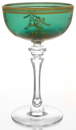 Bouquet Green Champagne/Tall Sherbet