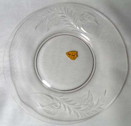 Brocade Luncheon Plate