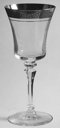 Bridal Rose Wine Glass