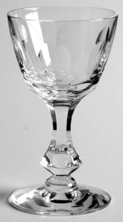 Burgundy Cordial Glass