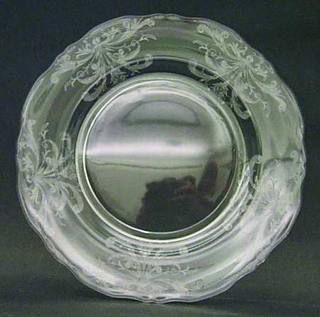 Byzantine Clear (Stem 15037) Scalloped Plate