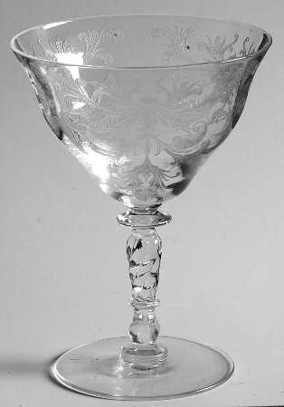 Byzantine Clear (Stem 15037) Low Sherbet