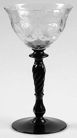Byzantine Black (Clear Bowl) Liquor Cocktail