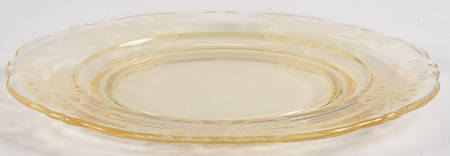 Byzantine Mandarin Scalloped Plate