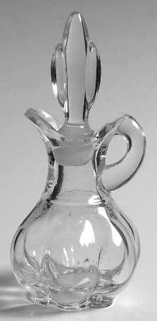 Canterbury Clear Oil Cruet & Stopper by Tiffin-Franciscan
