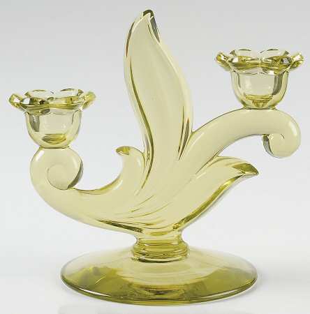 Canterbury Citron Double Light Candlestick