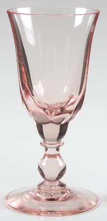 Canterbury II Pink Wine Glass