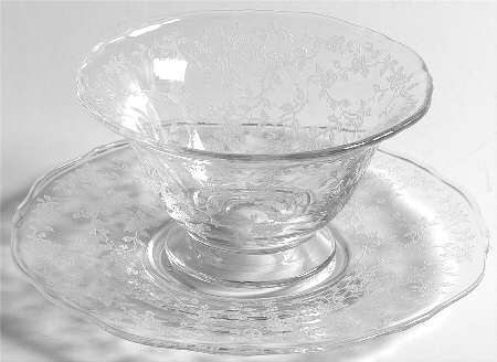 Cerice (Stem 15071) Mayonnaise Bowl and Underplate